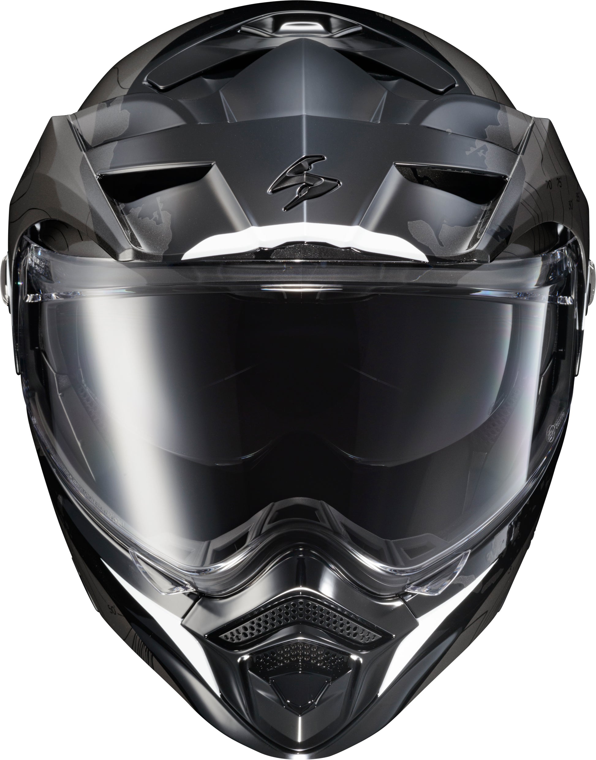 Exo At960 Modular Helmet Topographic Black/White Xl