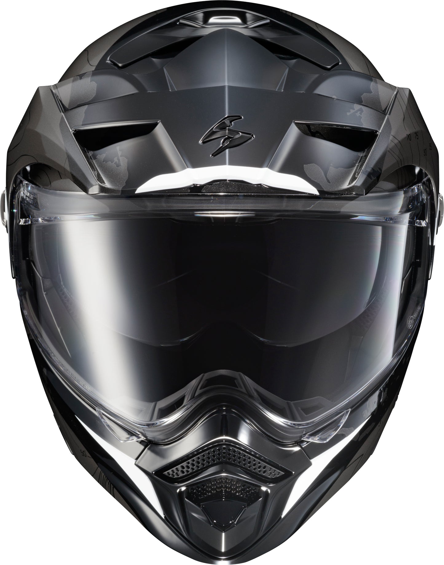 Exo At960 Modular Helmet Topographic Black/White Lg