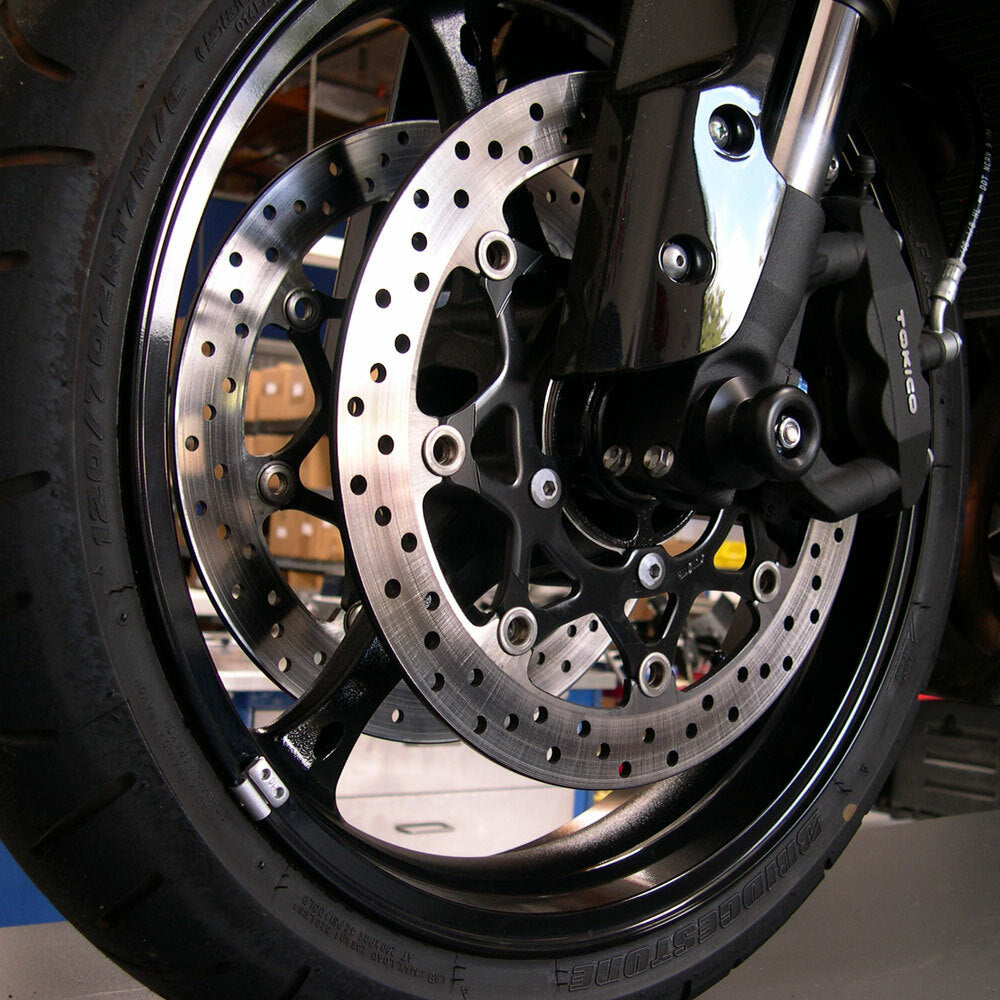 Front Axle Sliders Black