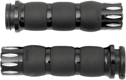AVON GRIPS Rival Velvet Air Grips - TBW - Black AIR-96-AN-FL-RI