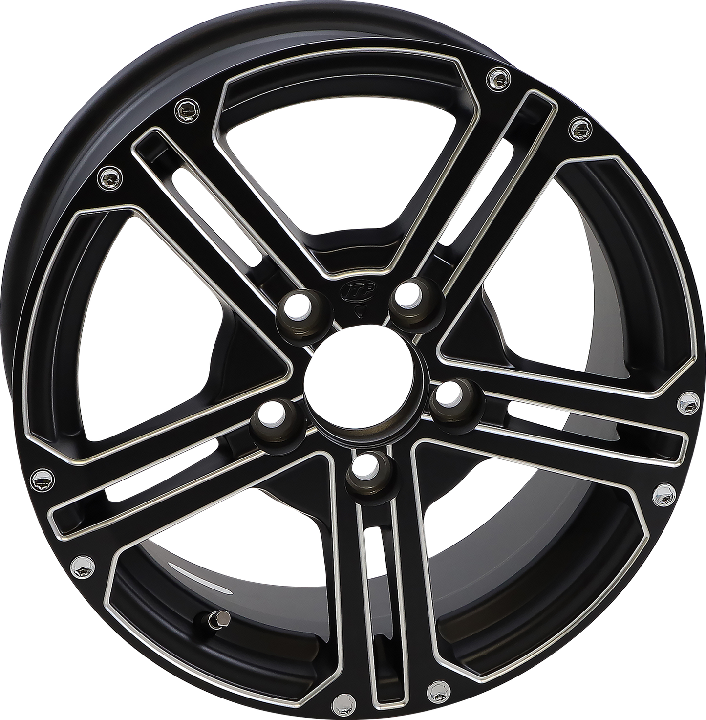 ITP Wheel - SS212 - Front/Rear - Milled Black - 15x7 - 5/4.5 - 6+1 (+61.8 mm) 1522761727B