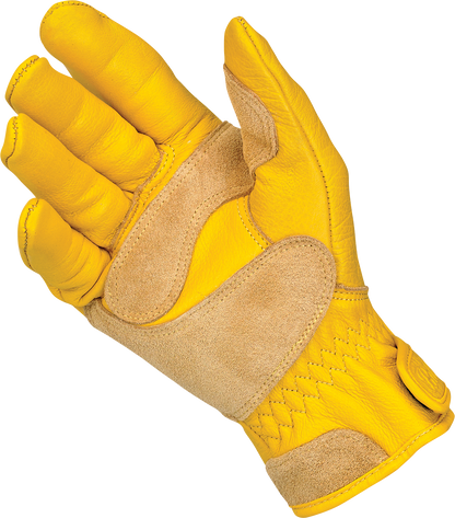 BILTWELL Work 2.0 Gloves - Gold - Small 1510-0707-002