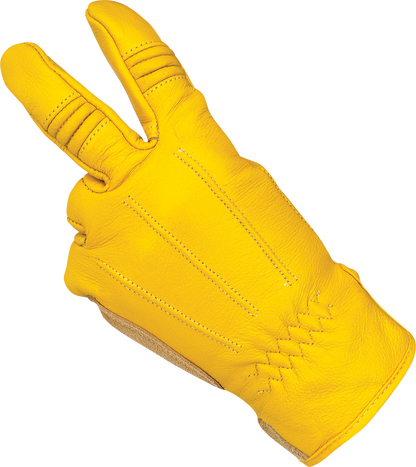 BILTWELL Work 2.0 Gloves - Gold - Small 1510-0707-002