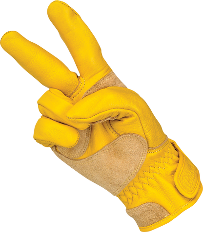 BILTWELL Work 2.0 Gloves - Gold - Medium 1510-0707-003