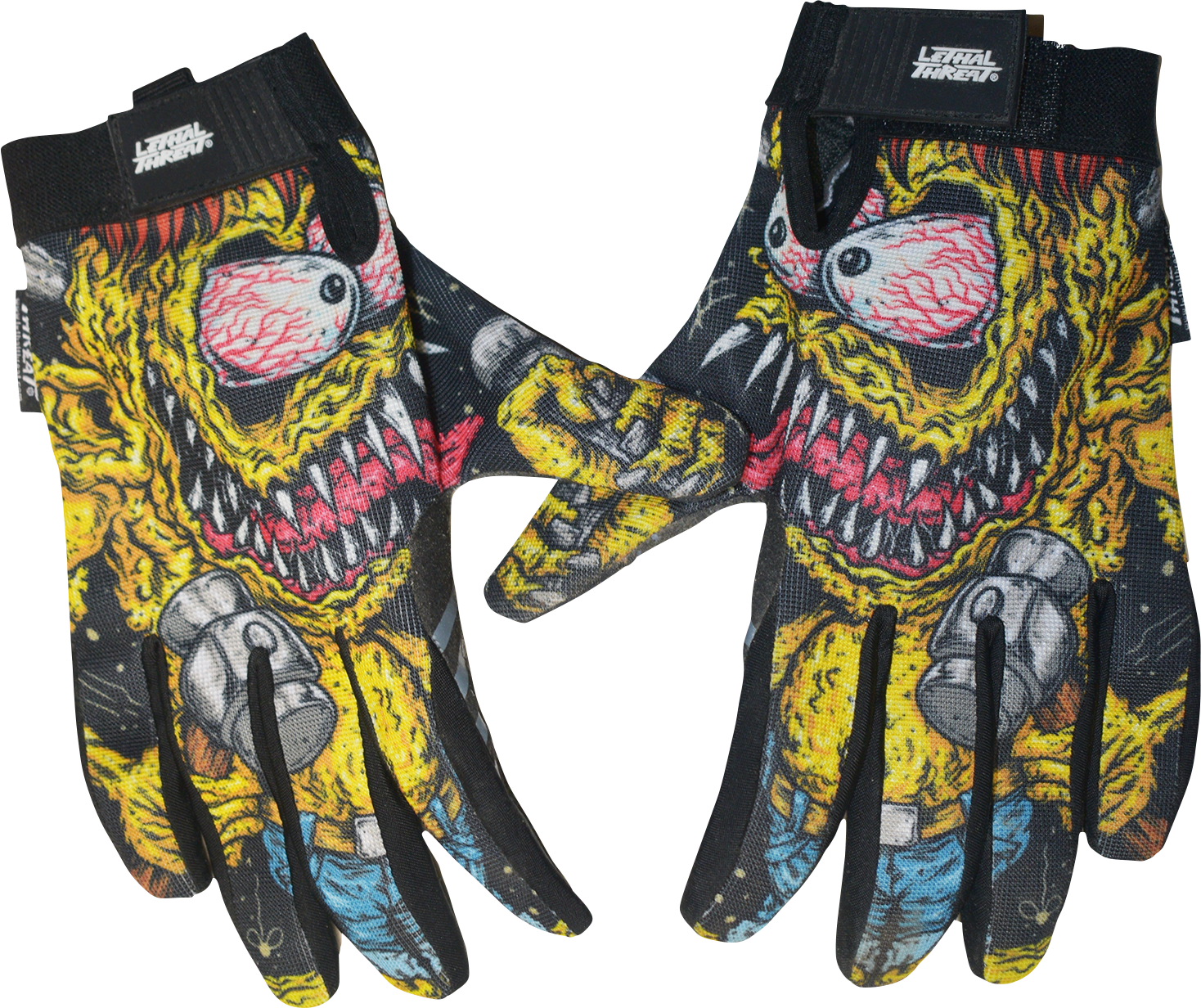 LETHAL THREAT Grease Monster Gloves - Black - Medium GL15022M