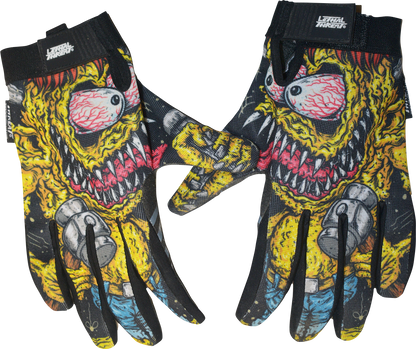 LETHAL THREAT Grease Monster Gloves - Black - XL GL15022XL