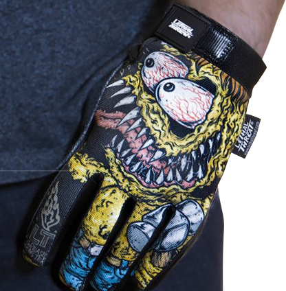 LETHAL THREAT Grease Monster Gloves - Black - Large GL15022L