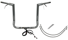 FAT BAGGERS INC. EZ Install Wired 1-1/2" Flat Top Handlebar Kit - 16" - Chrome 601216