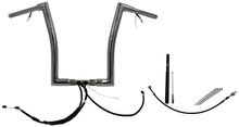 FAT BAGGERS INC. EZ Install Wired 1-1/2" Flat Top Handlebar Kit - 16" - Chrome 612916