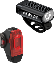 LEZYNE Hectro Drive 500XL / KTV Pair - Front & Back - LED - 500 lm / 150 lm 1LED9PV1204