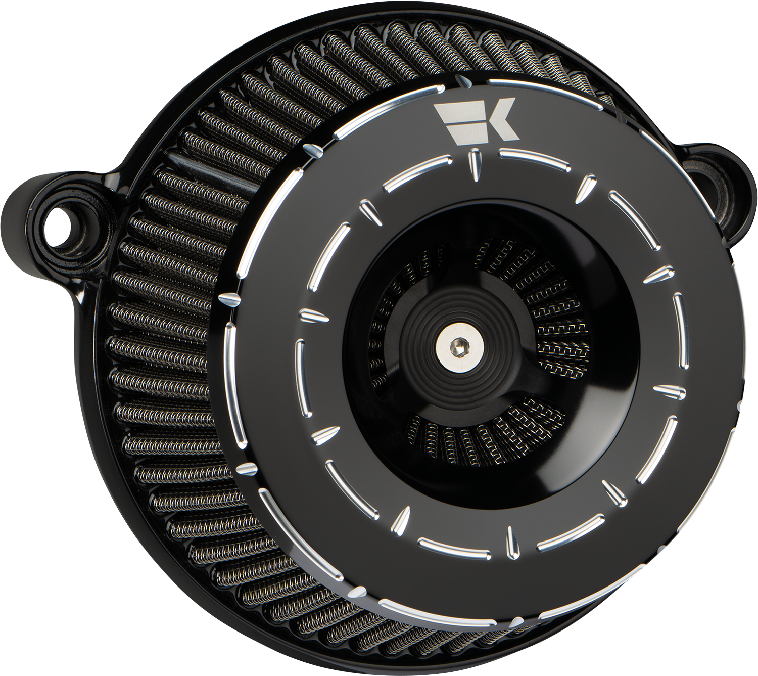 KHROME WERKS Instigator Air Cleaner - Tracer - Black - Twin Cam 250210