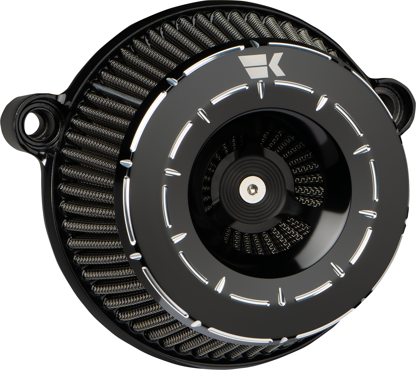 KHROME WERKS Instigator Air Cleaner - Tracer - Black - Twin Cam 250210