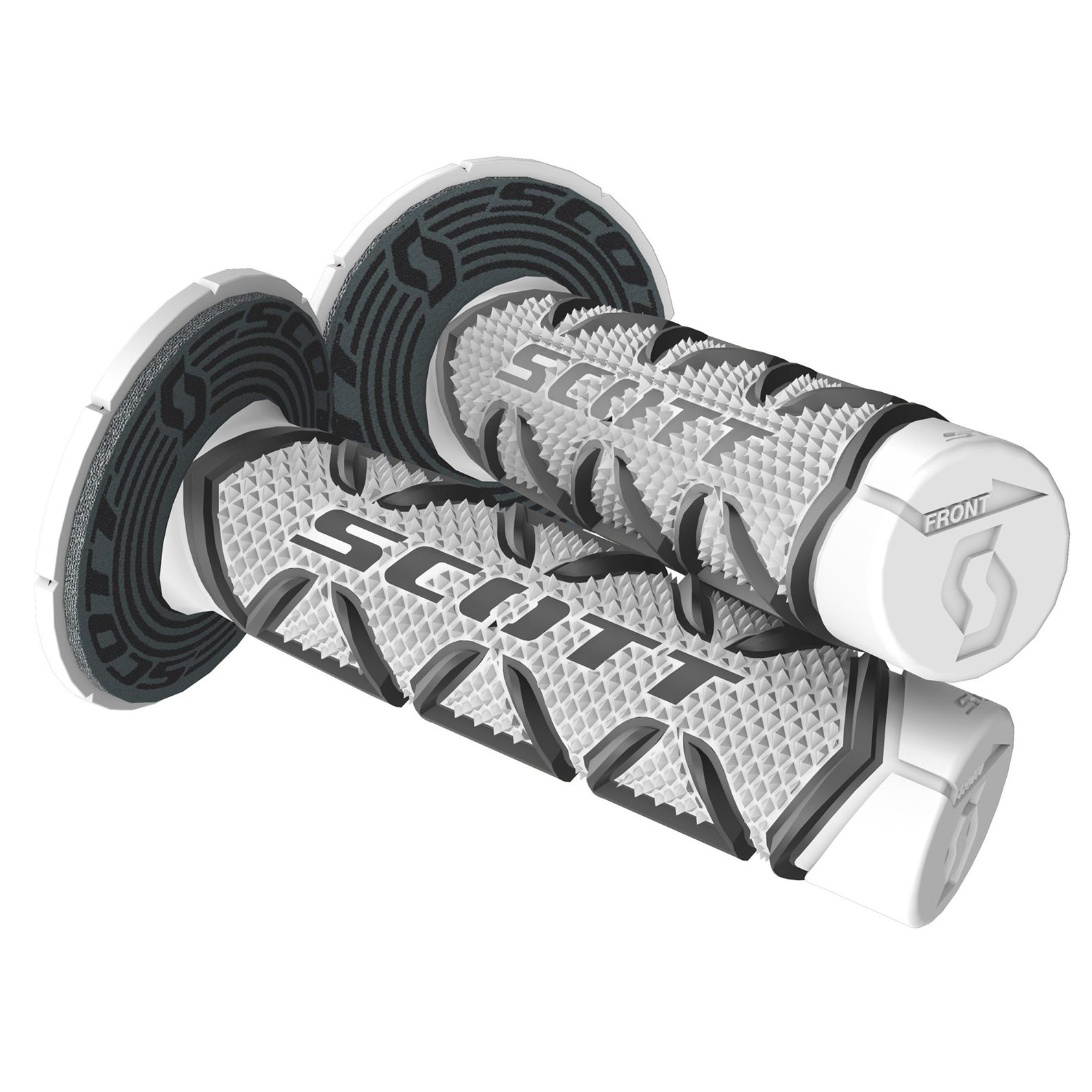 SCOTT Diamond Grips with Donut - Red/White 219626-1005