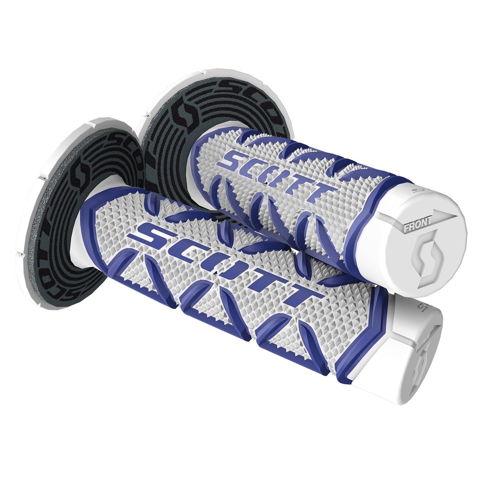 SCOTT Diamond Grips with Donut - Blue/White 219626-1006