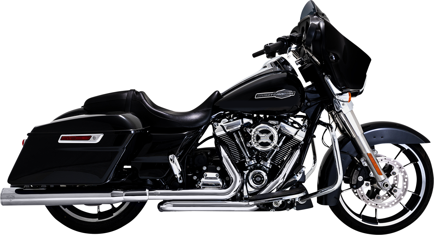 VANCE & HINES Dresser Duals Header System - Chrome 17351