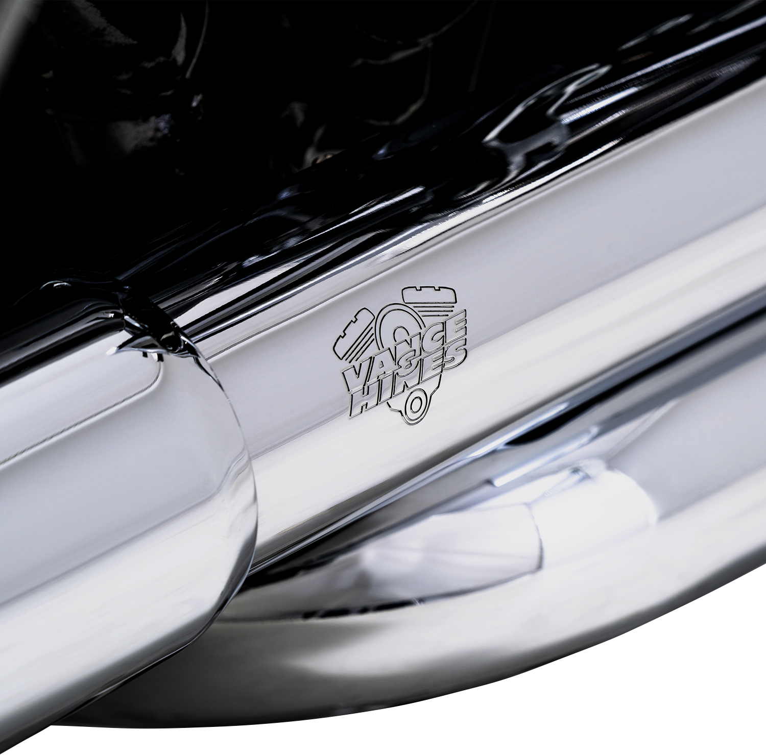 VANCE & HINES Dresser Duals Header System - Chrome 17351