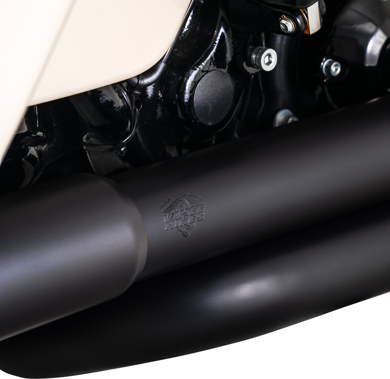 VANCE & HINES Dresser Duals Header System - Black 47351