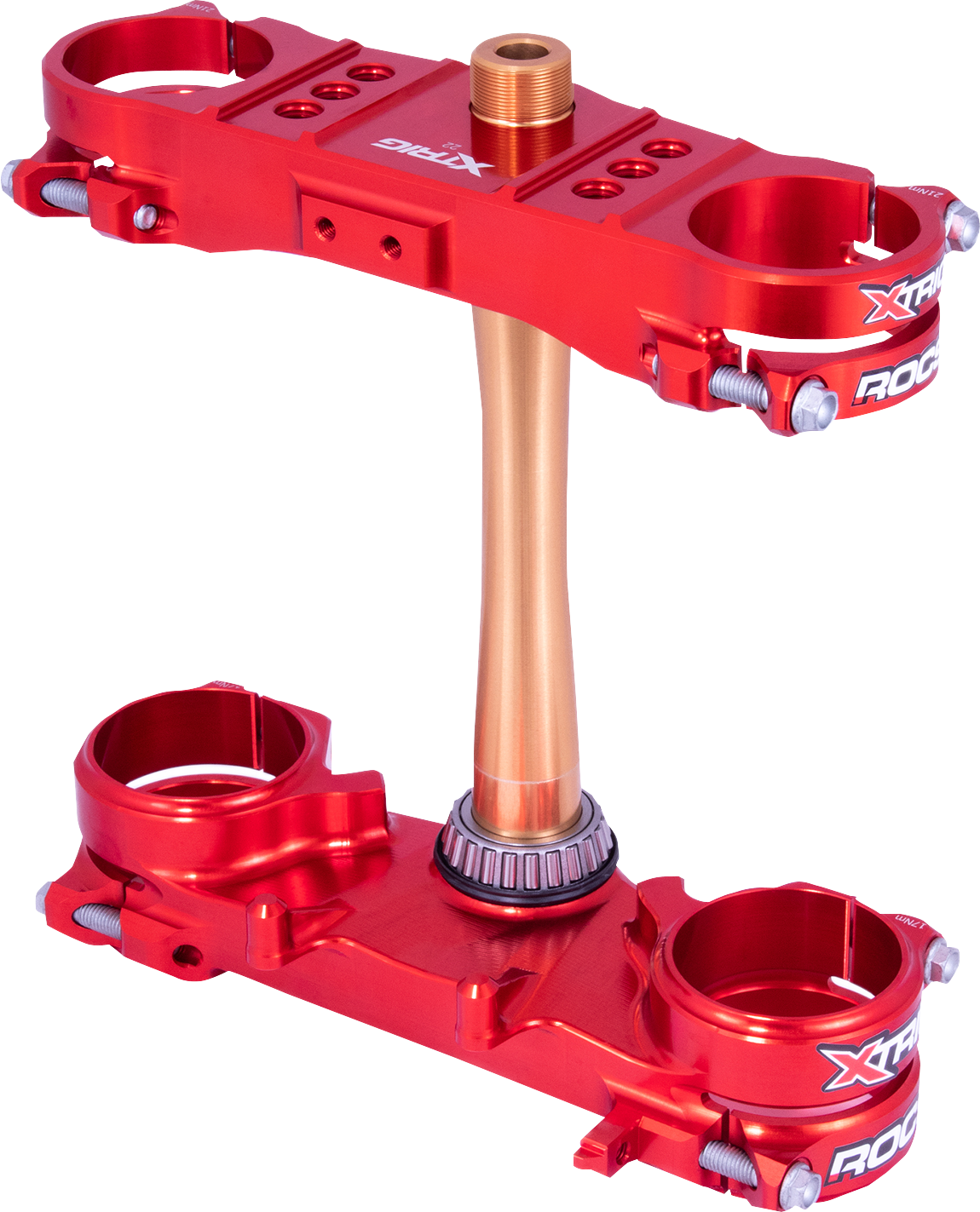 XTRIG Triple Clamp - 22 mm - Red 501330101401