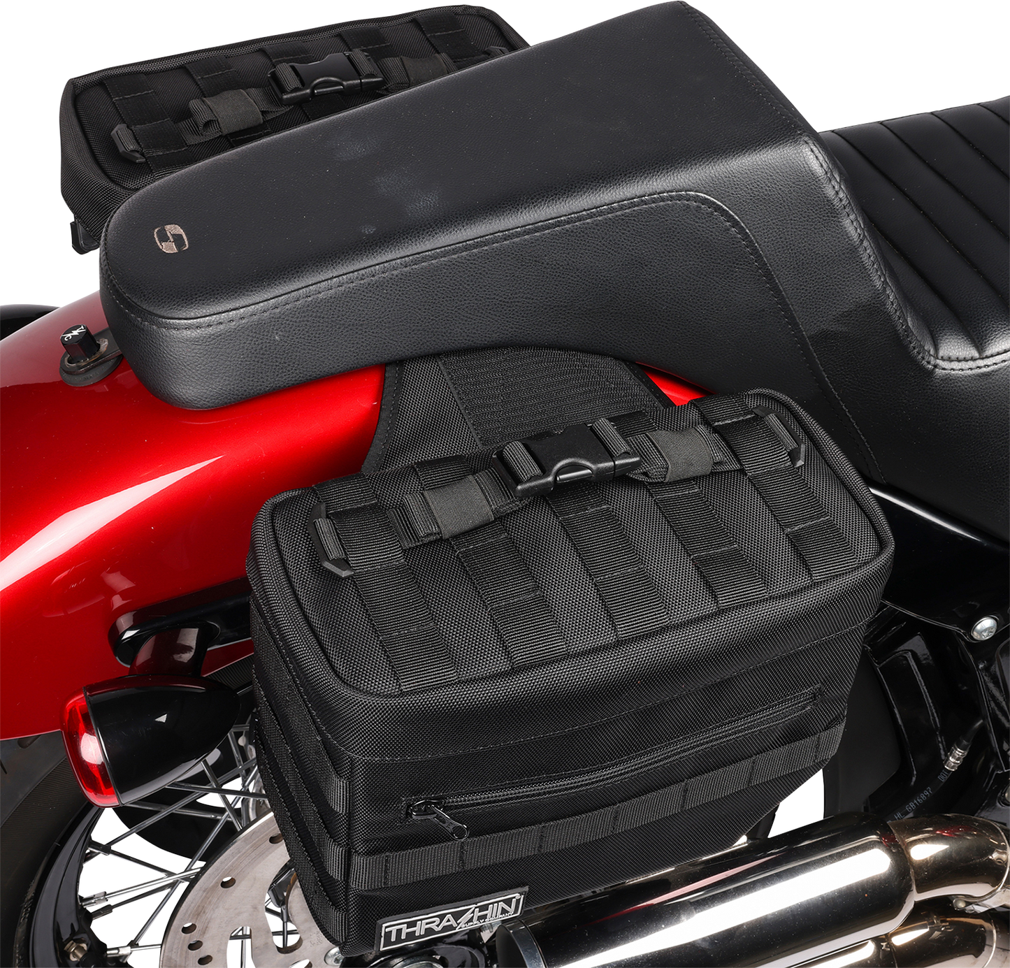 THRASHIN SUPPLY CO. Essential Saddlebags - Black TSB-0006