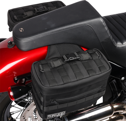 THRASHIN SUPPLY CO. Essential Saddlebags - Black TSB-0006