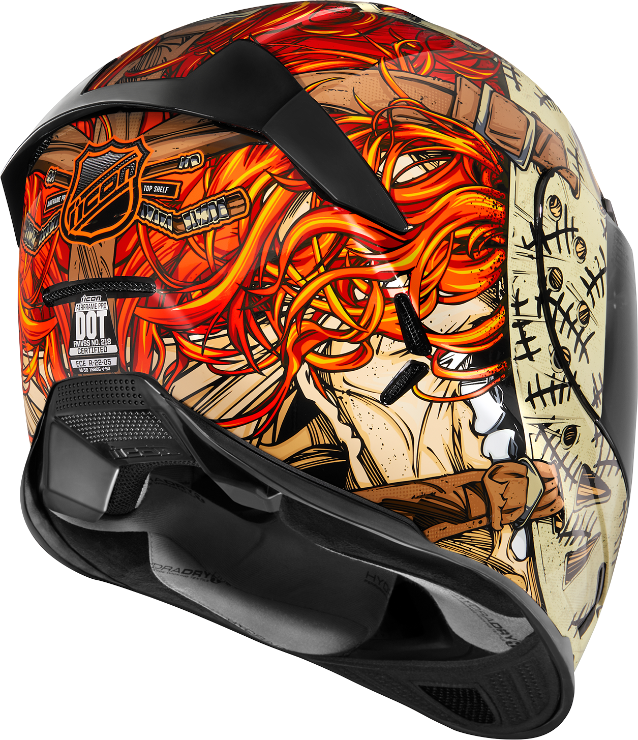 ICON Airframe Pro™ Helmet - Topshelf - Red - Small 0101-15072