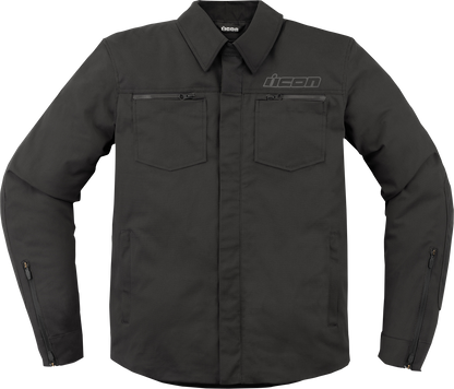ICON Upstate Canvas CE™ Jacket - Black - Small 2820-6235