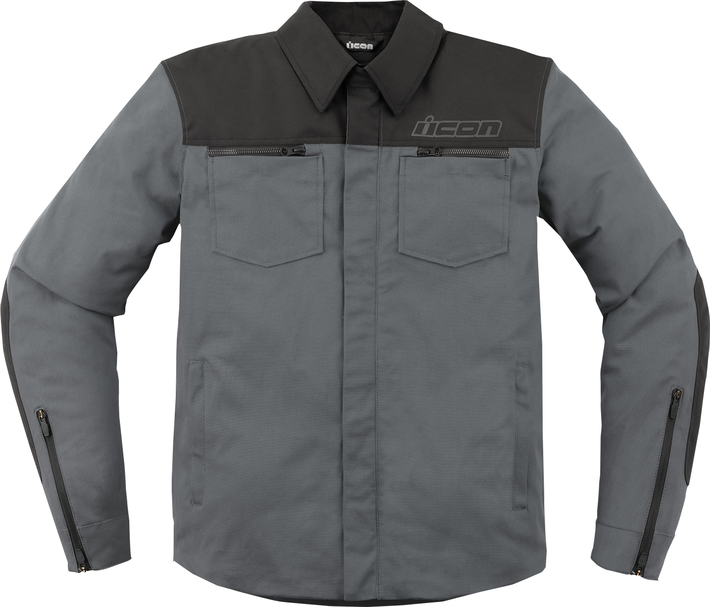 ICON Upstate Canvas CE™ Jacket - Gray - Large 2820-6243