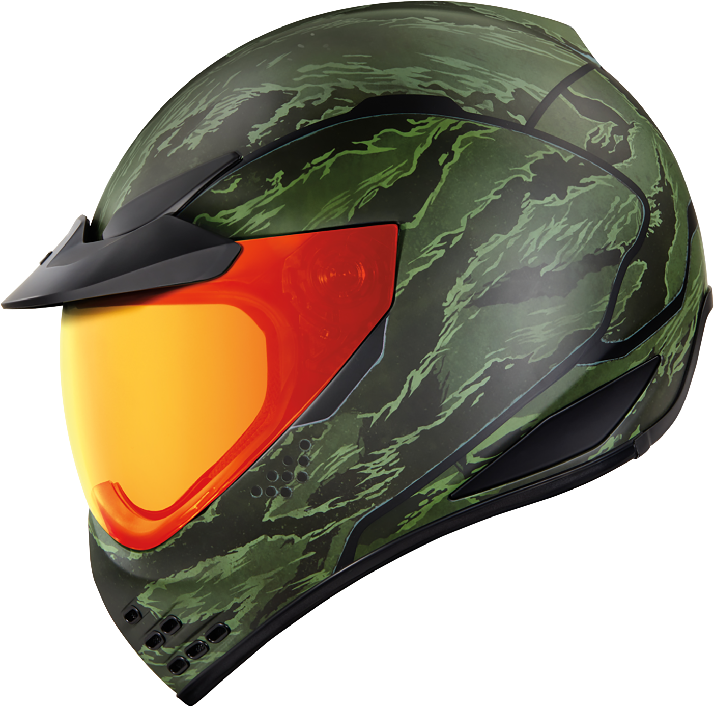 ICON Domain™ Helmet - Tiger's Blood - Green - Small 0101-14924