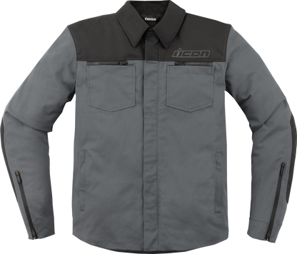 ICON Upstate Canvas CE™ Jacket - Gray - Medium 2820-6242
