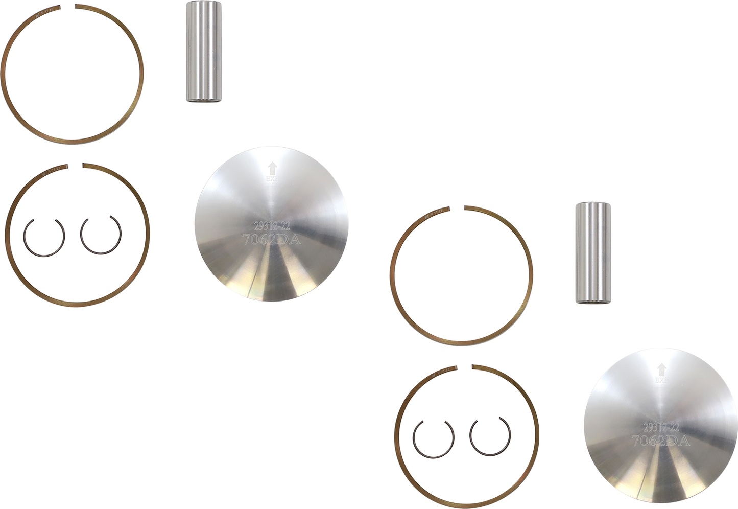 WOSSNER Piston Kit - 77.11 mm - Polaris K7062DA-2