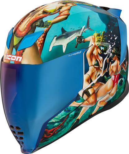 ICON Airflite™ Helmet - Pleasuredome 4 - Blue - Medium 0101-15002