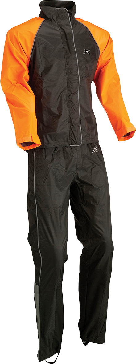 Z1R Women's Rain Jacket - Orange - Large 2854-0362