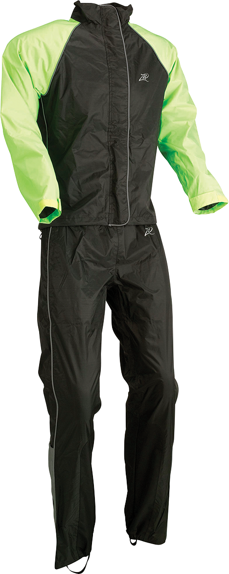 Z1R Women's Rain Jacket - Hi-Vis Yellow - Large 2854-0368