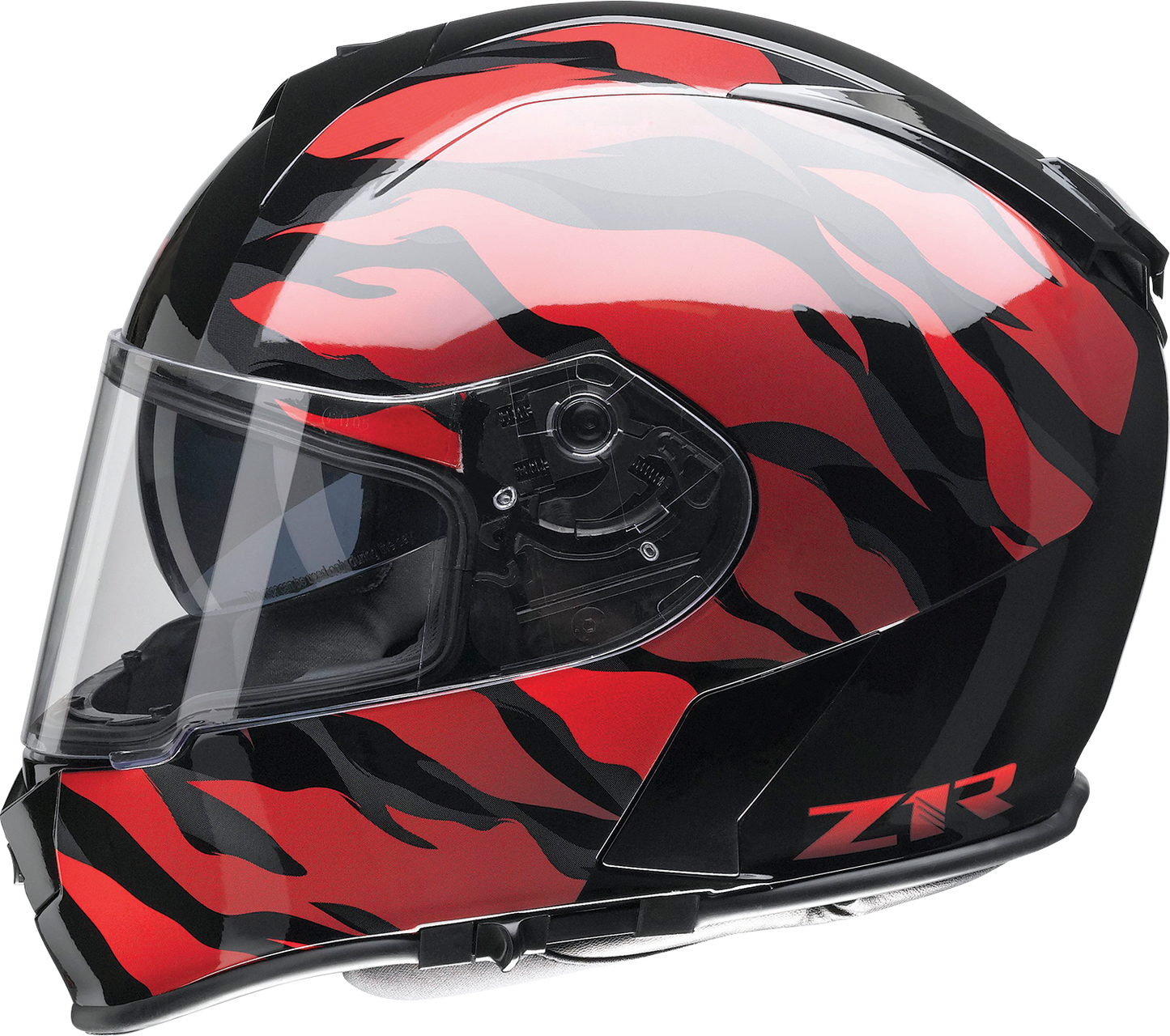 Z1R Warrant Helmet - Panthera - Black/Red - Medium 010115207