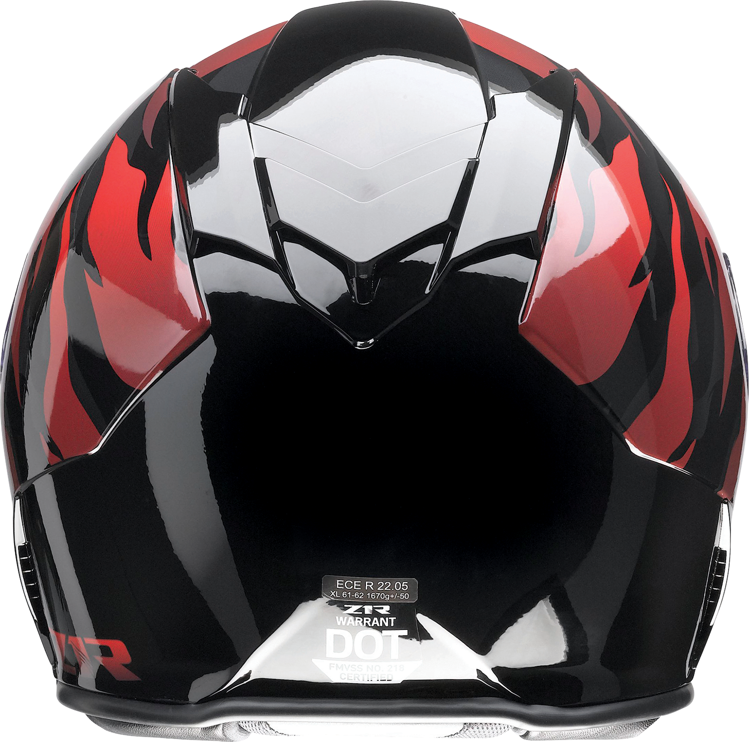 Z1R Warrant Helmet - Panthera - Black/Red - Medium 010115207