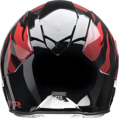 Z1R Warrant Helmet - Panthera - Black/Red - Small 010115206