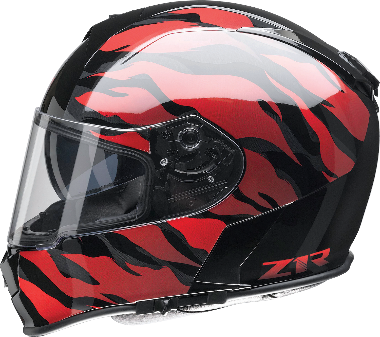 Z1R Warrant Helmet - Panthera - Black/Red - Large 010115208