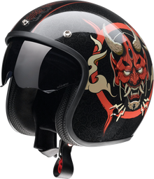 Z1R Saturn Helmet - Devilish - Gloss Black/Red - XS 0104-2876