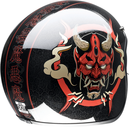 Z1R Saturn Helmet - Devilish - Gloss Black/Red - XL 0104-2880