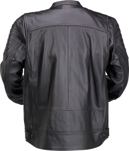 Z1R Widower Leather Jacket - Black - 5XL 2810-3976
