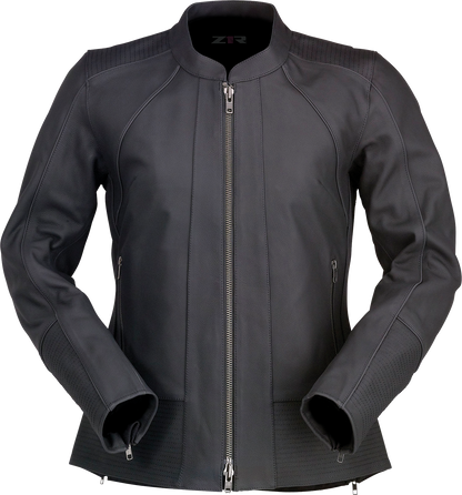 Z1R Women's Matchlock Leather Jacket - Black - 2W 2813-1031