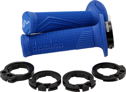 DOMINO D100 D-Lock Grips - Blue D10046C4800A9-0