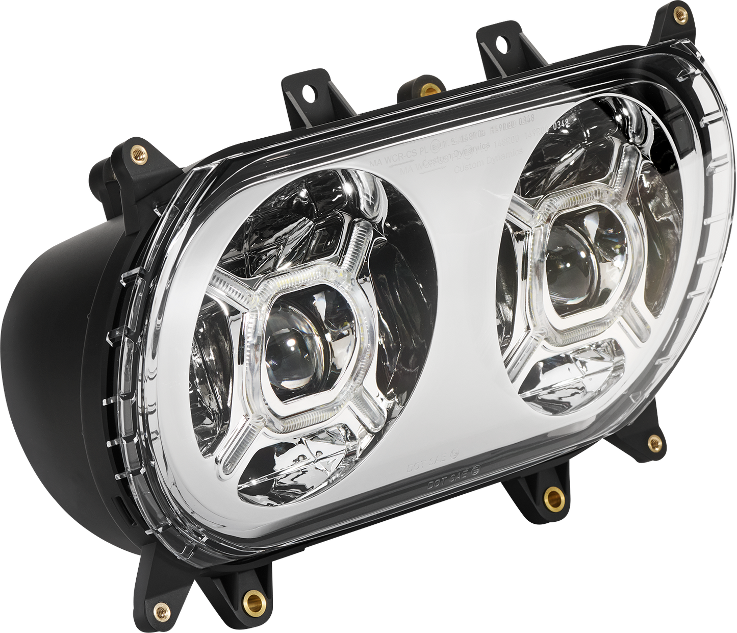 CUSTOM DYNAMICS ProGLOW™ Headlight - Chrome - Road Glide PG-RG-C