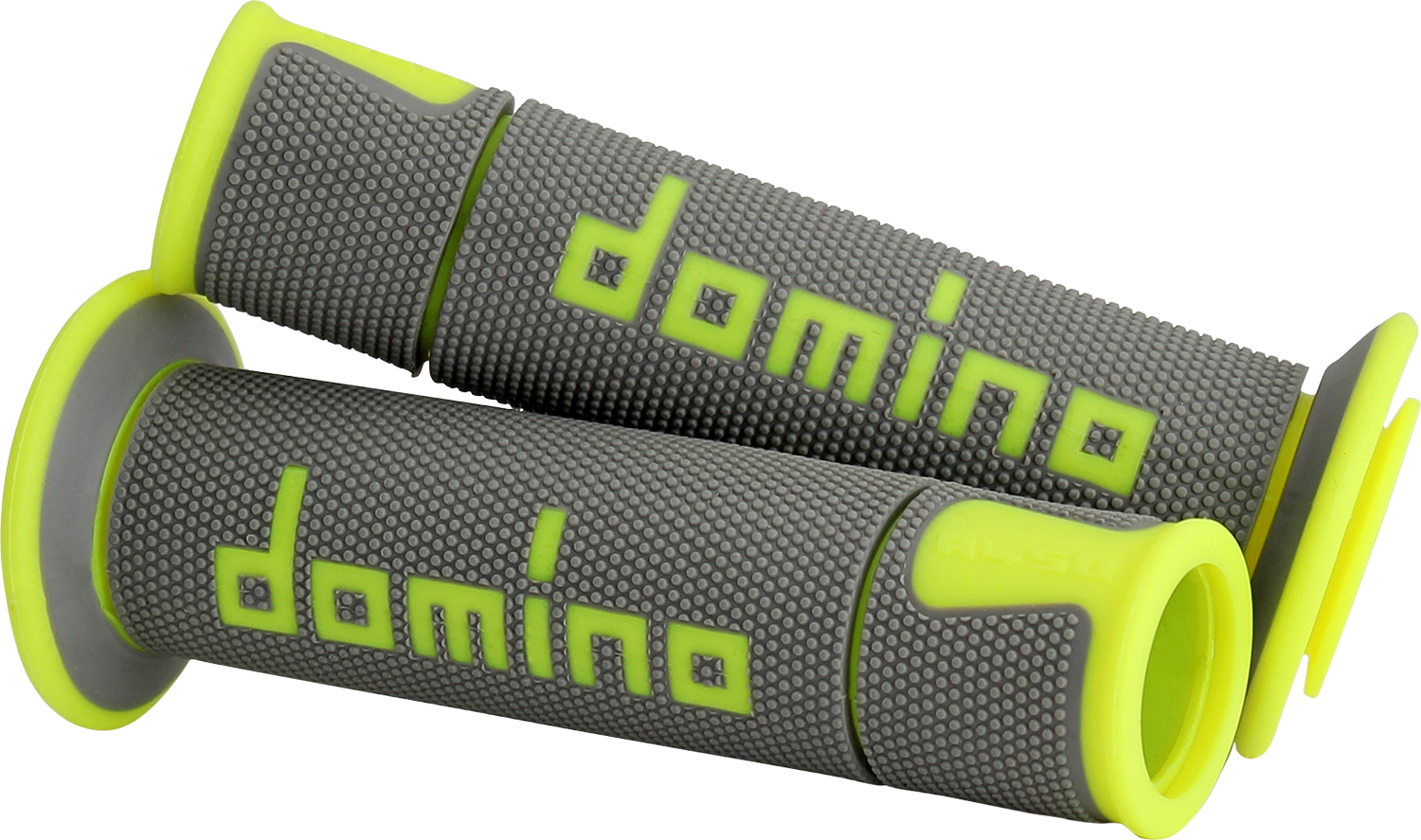 G2 ERGONOMICS CORP. A450 Grips - Domino - Gray/Fluorescent Yellow A45041C5052B7-0