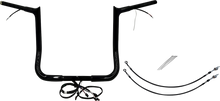 FAT BAGGERS INC. EZ Install Wired 1-1/4" Pointed Top Handlebar Kit - 14" - Black 901214-B