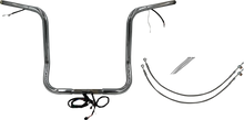 FAT BAGGERS INC. EZ Install Wired 1-1/4" Round Top Handlebar Kit - 16" - Chrome 902516