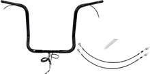 FAT BAGGERS INC. EZ Install Wired 1-1/4" Pointed Top Handlebar Kit - 16" - Black 902216-B