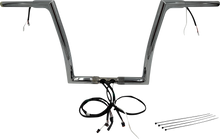 FAT BAGGERS INC. EZ Install Wired 1-1/4" Flat Top Handlebar Kit - 12" - Chrome 701912