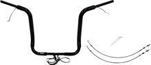 FAT BAGGERS INC. EZ Install Wired 1-1/2" Round Top Handlebar Kit - 16" - Black 801516-B