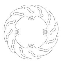 MOTO-MASTER Brake Rotor - Rear - Flame 110224-PU